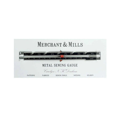 Merchant and Mills Metal Sewing Gauge available at American Swedish Institute.