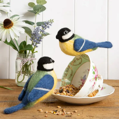 Great Tit Birds Needle Felting Kit available at American Swedish Institute.