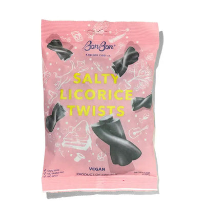 Salty Licorice Twists available at American Swedish Institute.