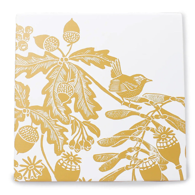 Woodland Thistle Bird Trivet available at American Swedish Institute.
