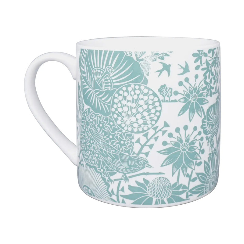 Floral Botanical Bird Mug available at American Swedish Institute.