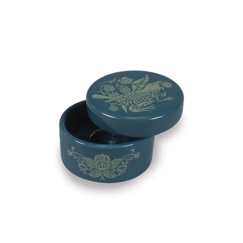 Strawberry Thief Trinket Box available at American Swedish Institute.