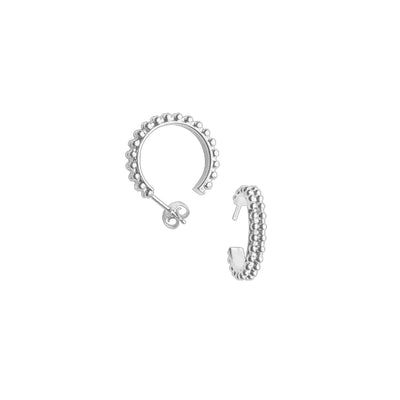 Sylvsmidja Stud Hoop Earrings available at American Swedish Institute.