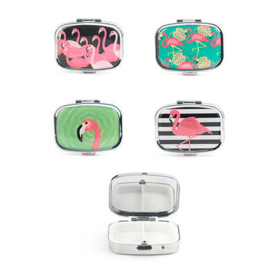 Flamingo Pill Box available at American Swedish Institute.