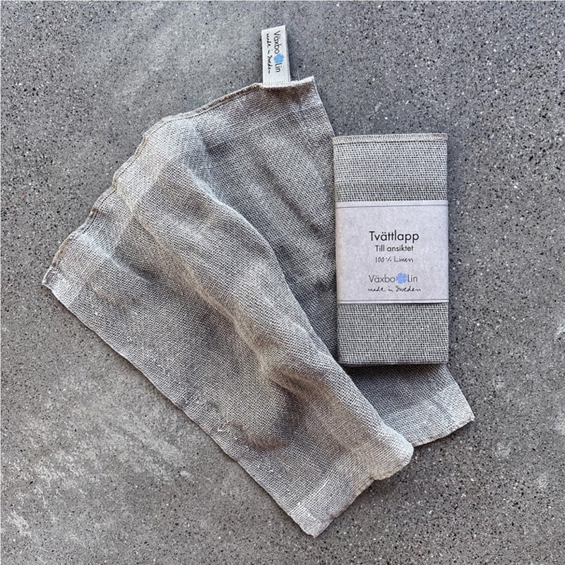 Växbo Natural Linen Washcloth available at American Swedish Institute.