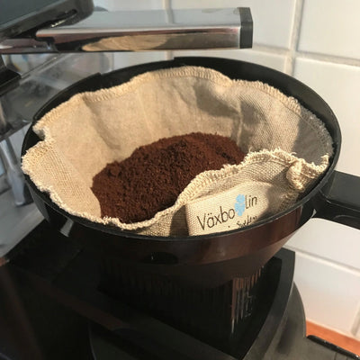 Vaxbo Linen Coffee Filter available at American Swedish Institute.