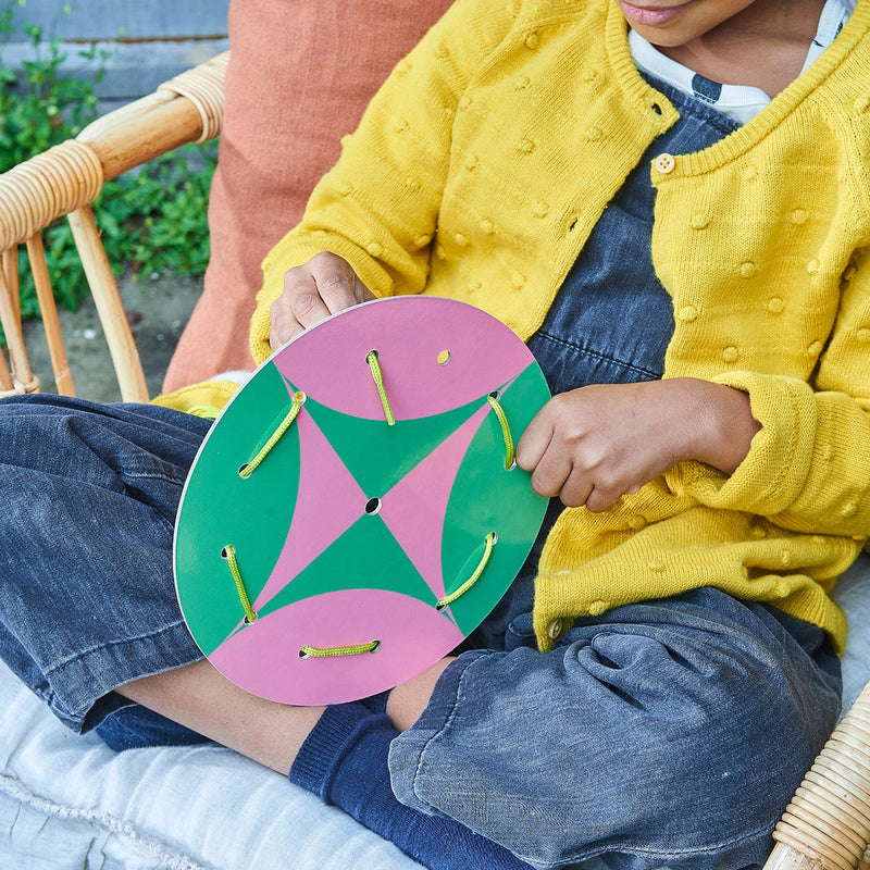 Shapes & Patterns Lacing Cards available at American Swedish Institute.