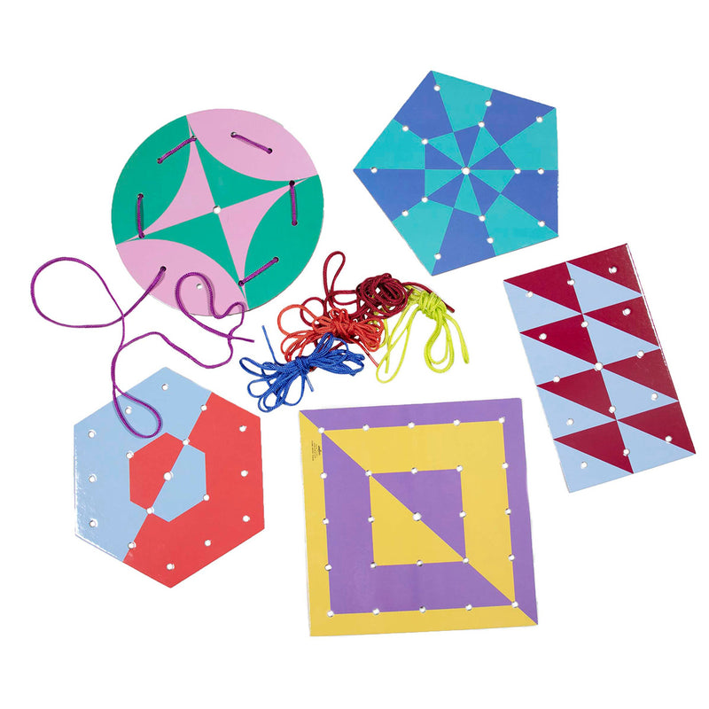 Shapes & Patterns Lacing Cards available at American Swedish Institute.