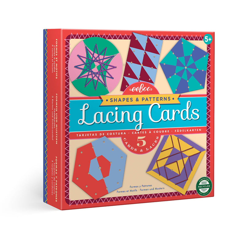 Shapes & Patterns Lacing Cards available at American Swedish Institute.