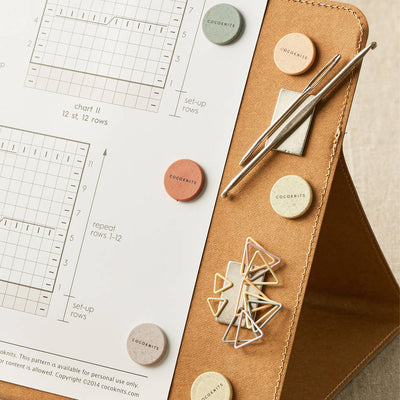 Coco Knits Colorful Magnet Set available at American Swedish Institute.