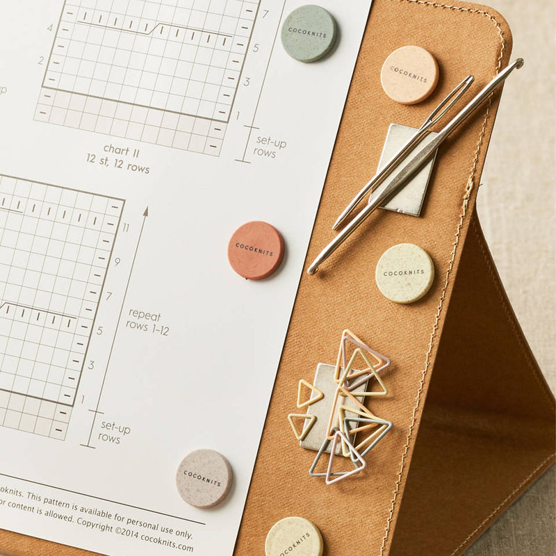 Coco Knits Colorful Magnet Set available at American Swedish Institute.