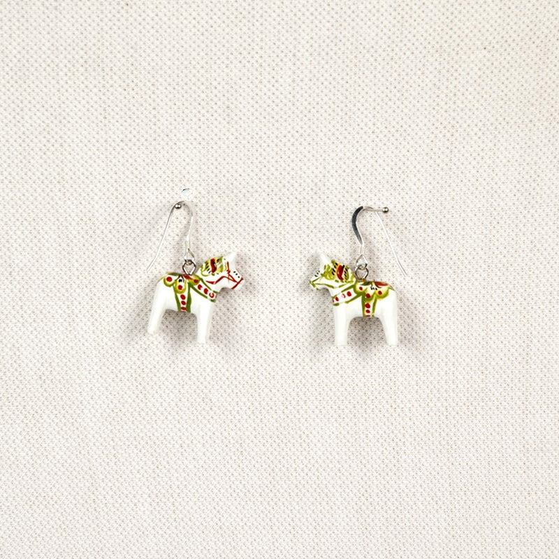 Dala Horse Earrings available at American Swedish Institute.