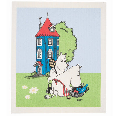 Moomin Summer Dishcloth available at American Swedish Institute.
