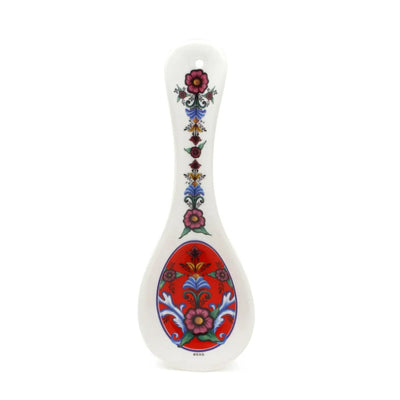 Red Rosemal Spoon Rest available at American Swedish Institute.