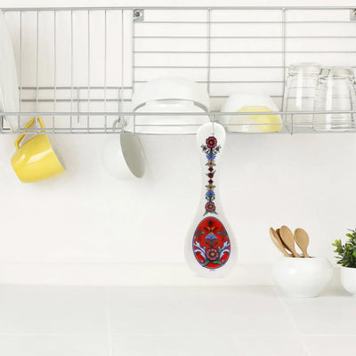 Red Rosemal Spoon Rest available at American Swedish Institute.