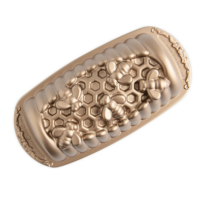 Nordic Ware Honey Hive Loaf Pan available at American Swedish Institute.
