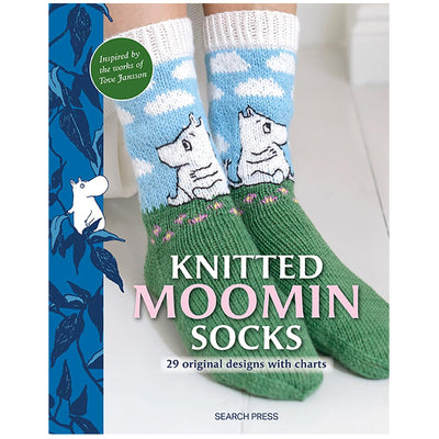 Knitted Moomin Socks by Linda Permanto available at American Swedish Institute.