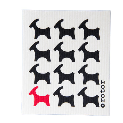 Goats Dishcloth available at American Swedish Institute.