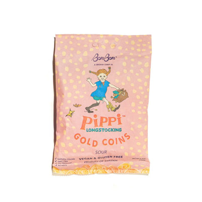 Bon Bon NYC Pippi Longstocking’s Gold Coins available at American Swedish Institute.