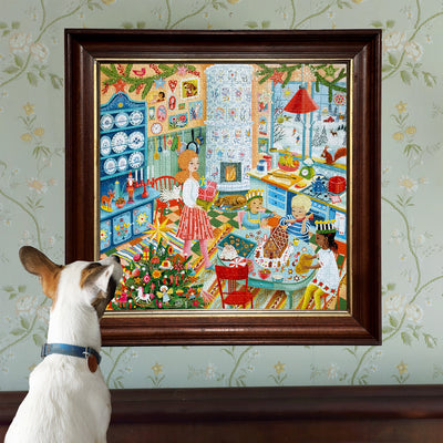 Swedish Holiday Kitchen Puzzle available at American Swedish Institute.