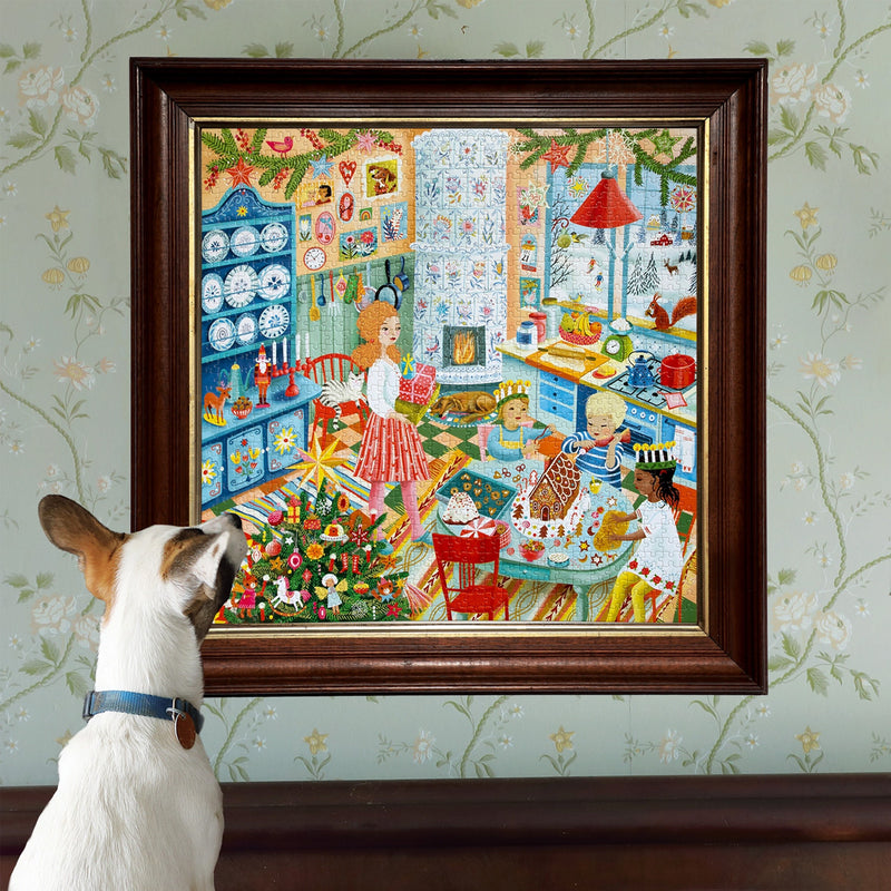 Swedish Holiday Kitchen Puzzle available at American Swedish Institute.