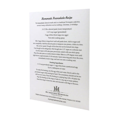 Homemade Kransekake Notecard available at American Swedish Institute.