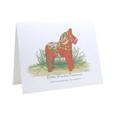 Little Wooden Treasures Notecard available at American Swedish Institute.