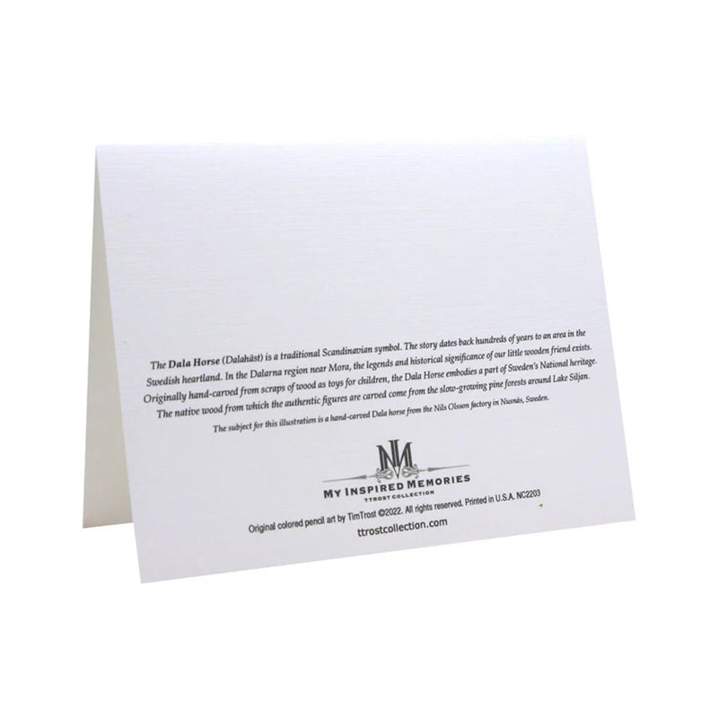 Little Wooden Treasures Notecard available at American Swedish Institute.