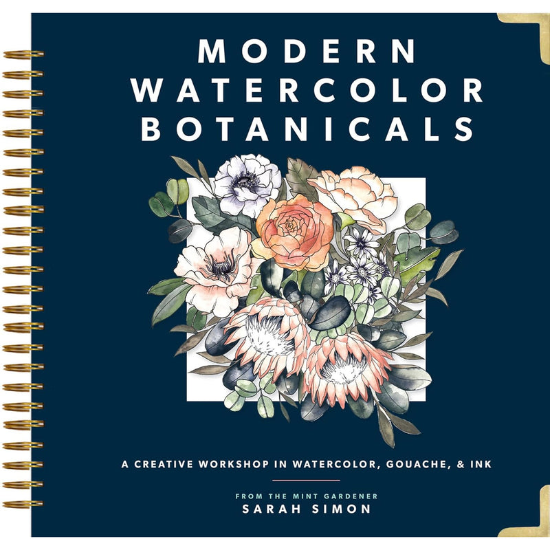 Modern Watercolor Botanicals by Sarah Simon available at American Swedish Institute.