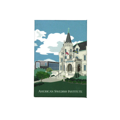 ASI Magnet designed by Cindy Lindgren available at American Swedish Institute.