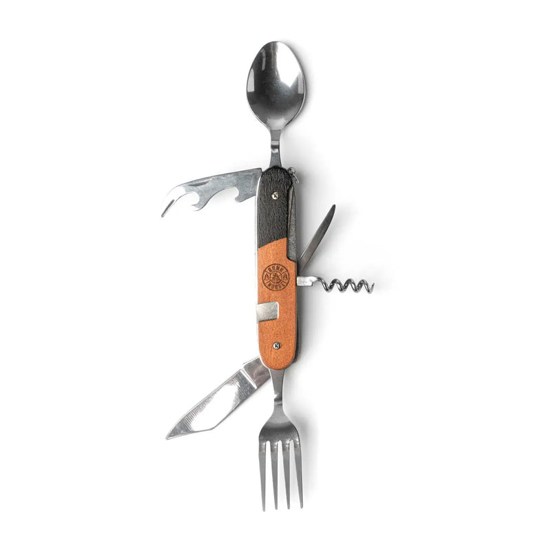 Pocket Picnic Fold-Out Camp Utensil available at American Swedish Institute.