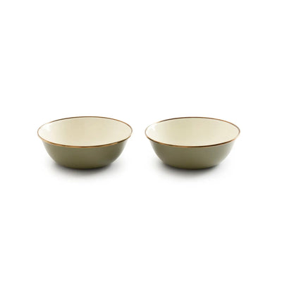 Enamel 2-Tone Bowl Set available at American Swedish Institute.