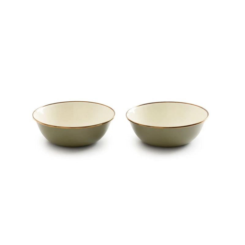 Enamel 2-Tone Bowl Set available at American Swedish Institute.