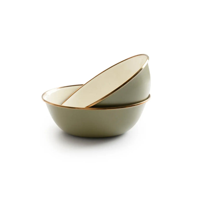 Enamel 2-Tone Bowl Set available at American Swedish Institute.