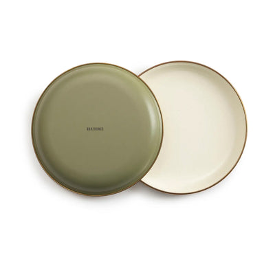 Enamel 2-Tone Salad Plate Set available at American Swedish Institute.
