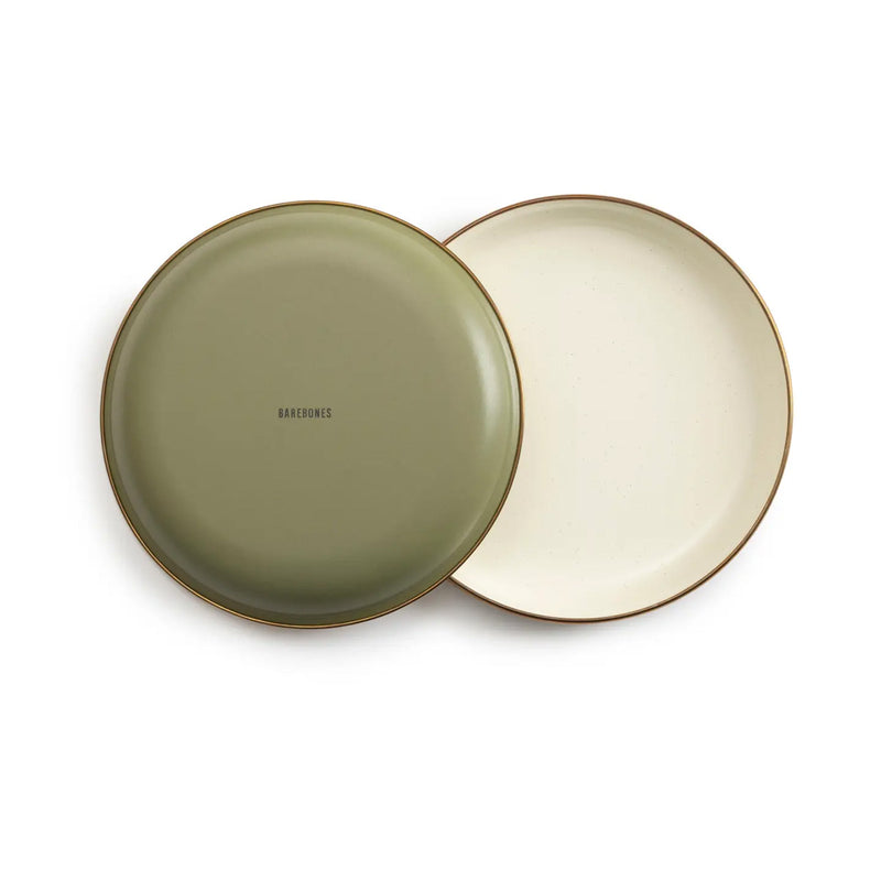 Enamel 2-Tone Salad Plate Set available at American Swedish Institute.