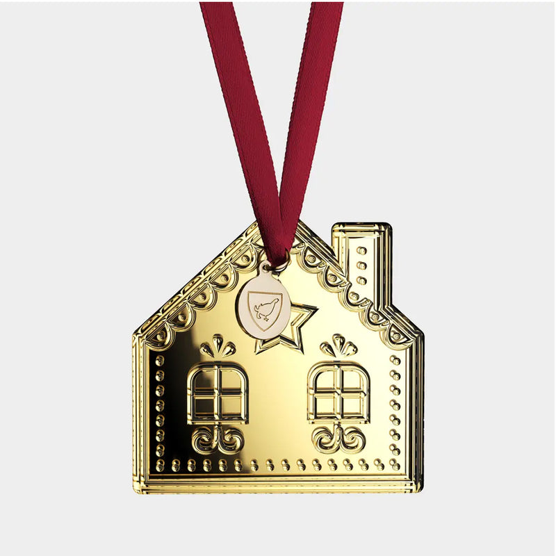 2025 Annual Holiday Ornament - 21 Karat Gold available at American Swedish Institute.