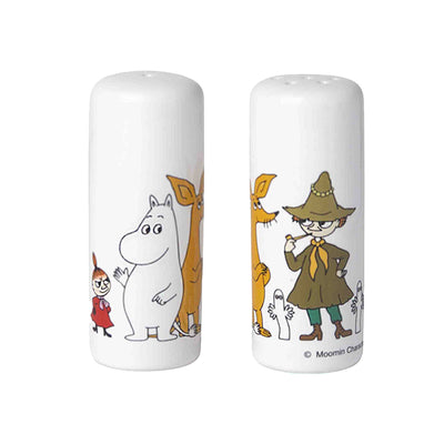 Moomin Friends Salt & Pepper Shaker Set available at American Swedish Institute.