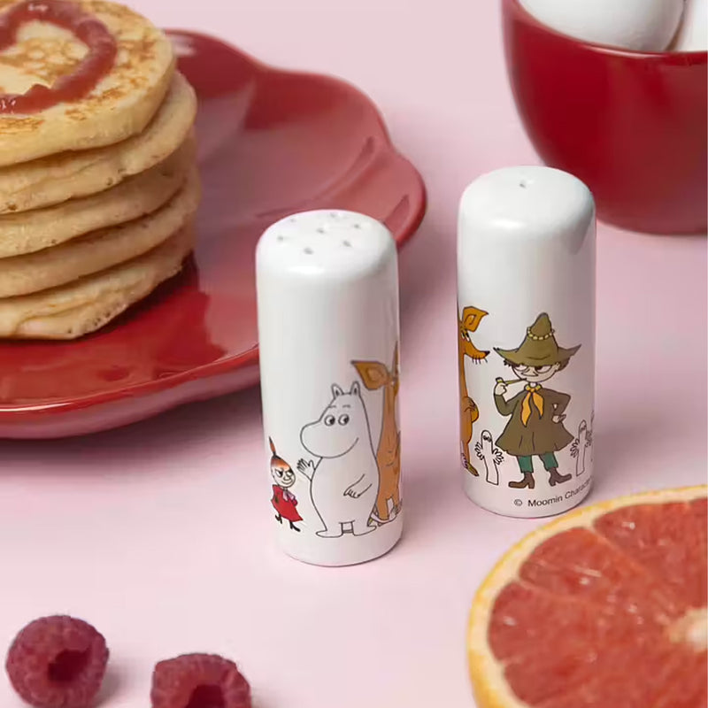 Moomin Friends Salt & Pepper Shaker Set available at American Swedish Institute.