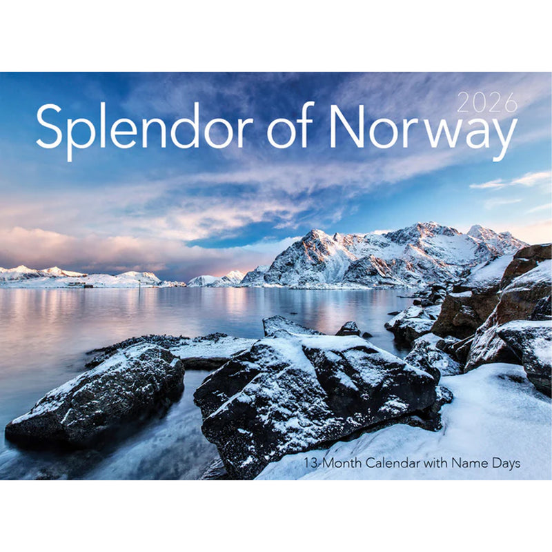 Splendor of Norway 2026 Calendar available at American Swedish Institute.
