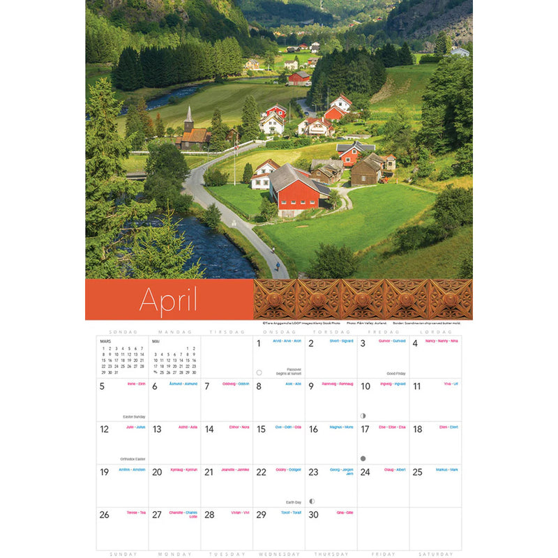 Splendor of Norway 2026 Calendar available at American Swedish Institute.