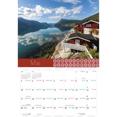 Splendor of Norway 2026 Calendar available at American Swedish Institute.