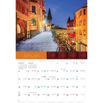 Splendor of Sweden 2026 Calendar available at American Swedish Institute.