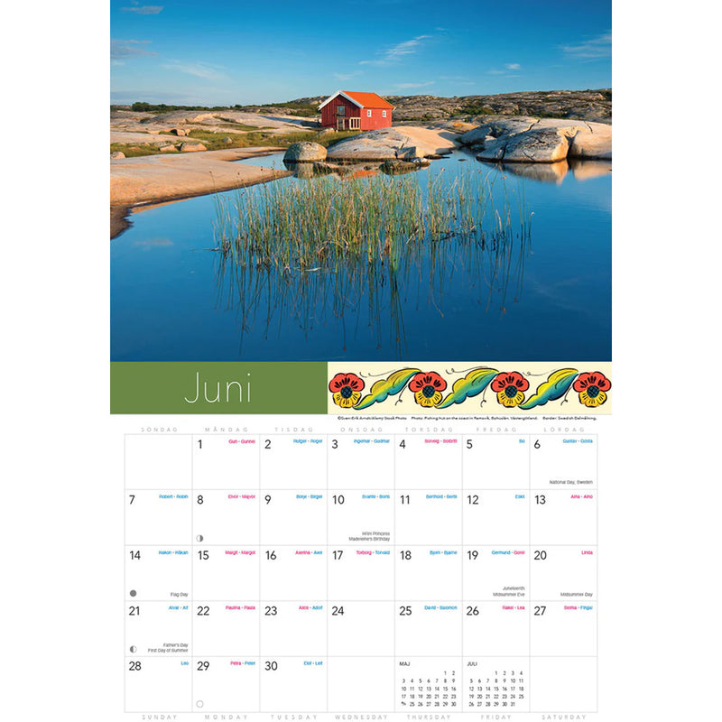 Splendor of Sweden 2026 Calendar available at American Swedish Institute.