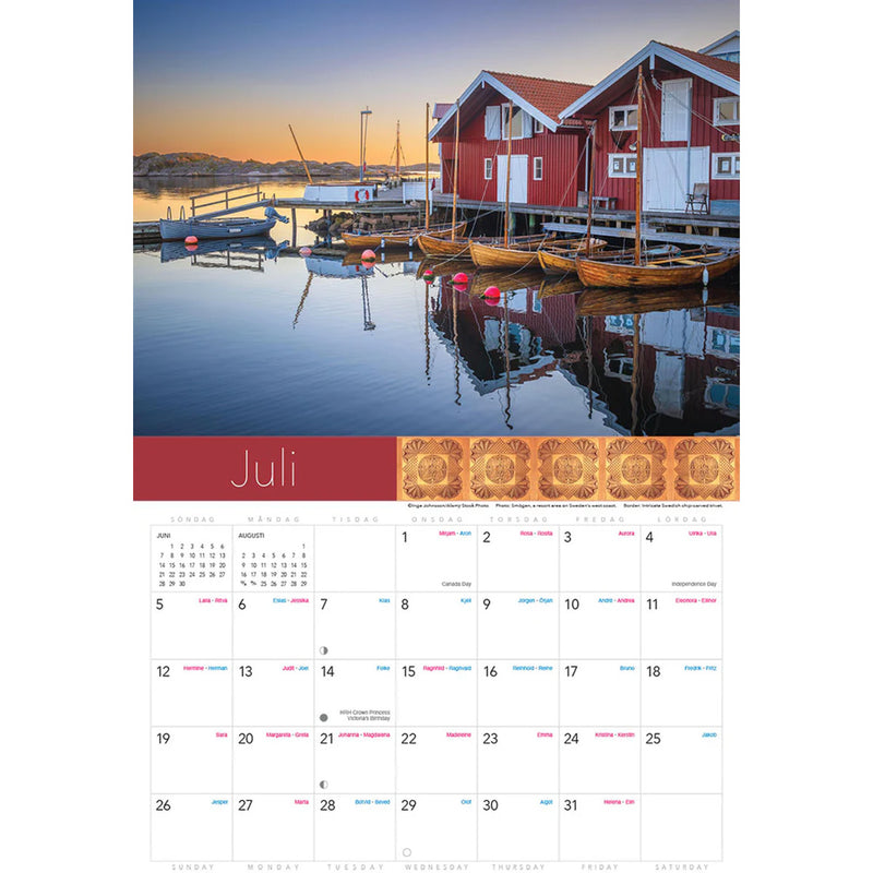 Splendor of Sweden 2026 Calendar available at American Swedish Institute.