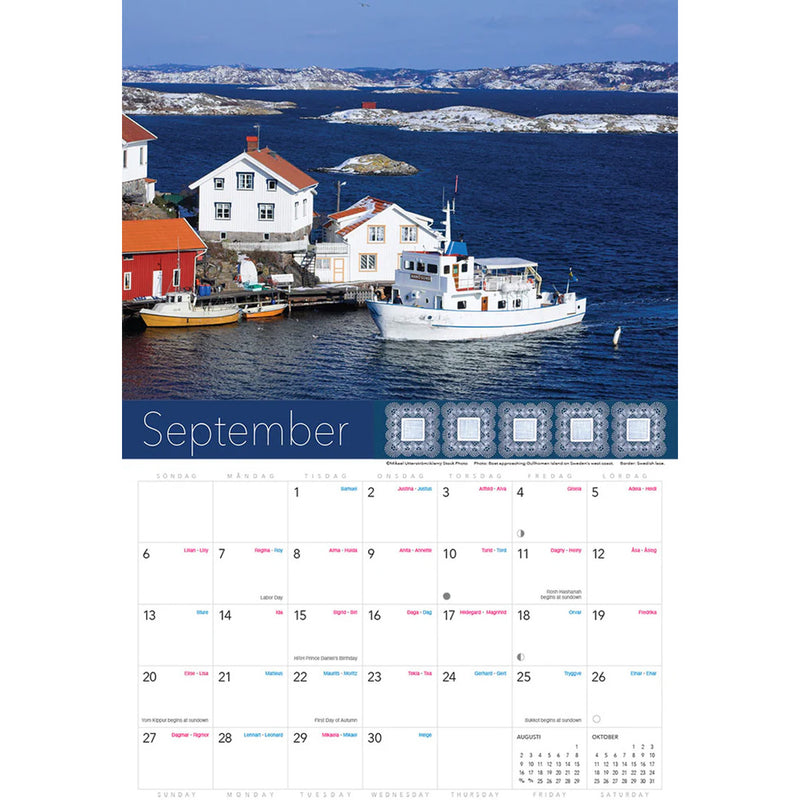Splendor of Sweden 2026 Calendar available at American Swedish Institute.