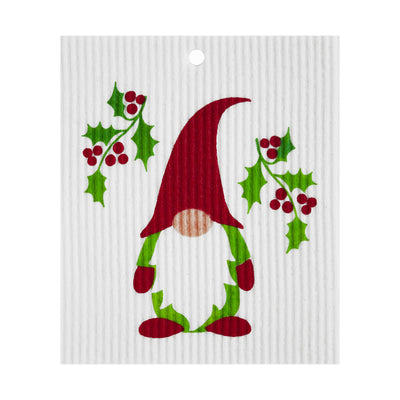Holly Tomte Dishcloth available at American Swedish Institute.
