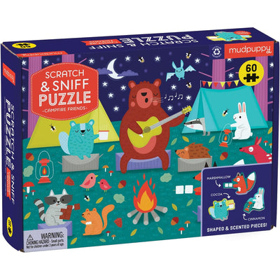 Campfire Friends Scratch and Sniff Puzzle available at American Swedish Institute.