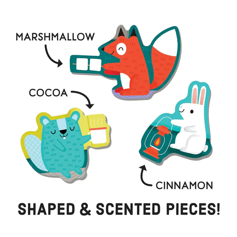 Campfire Friends Scratch and Sniff Puzzle available at American Swedish Institute.
