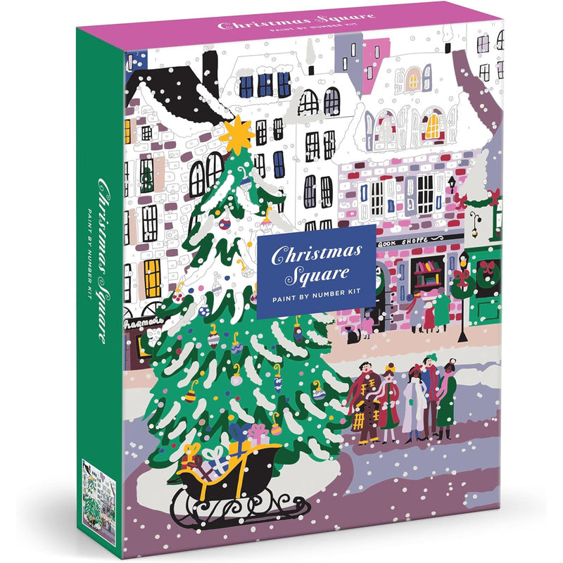 Christmas Square Paint By Number Kit available at American Swedish Institute.